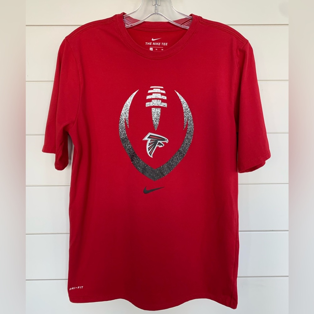 Nike Youth “The Nike Tee” Dri FIT Atlanta Falcons logo T-shirt Size XL.